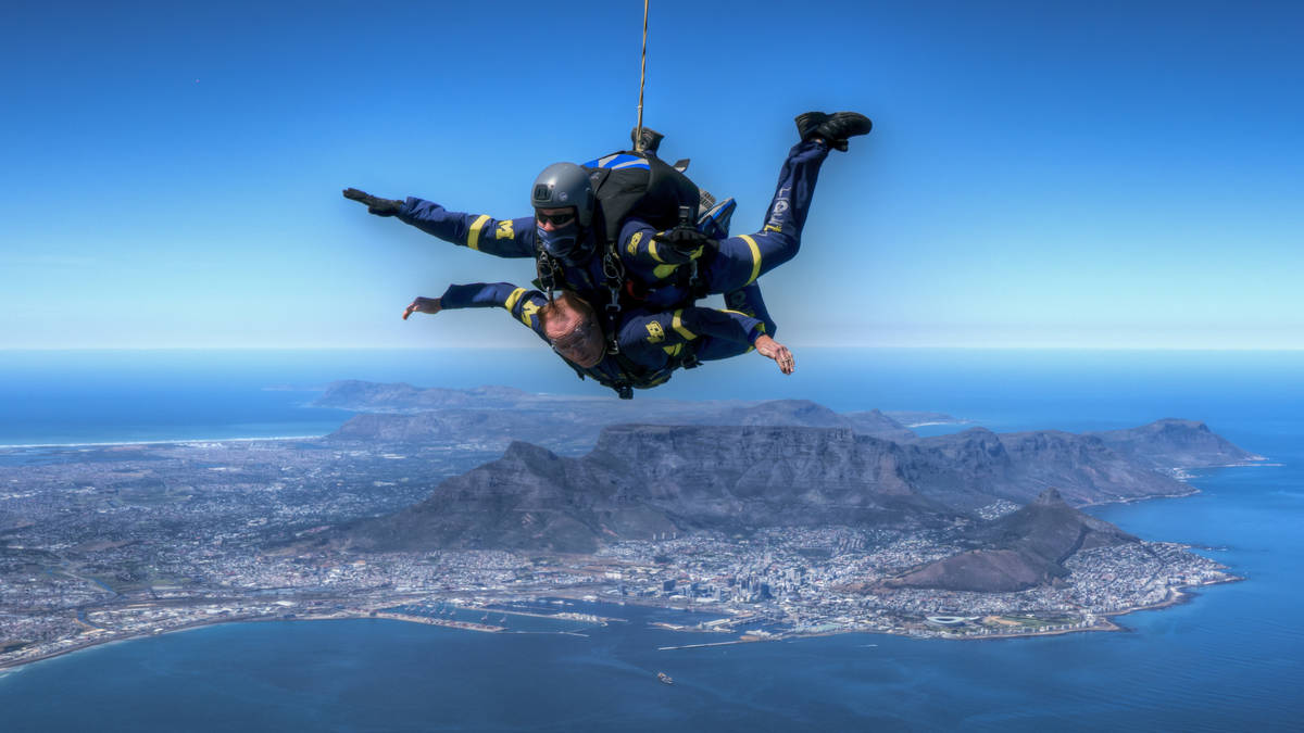 Top 5 adrenaline-rush activities in Cape Town