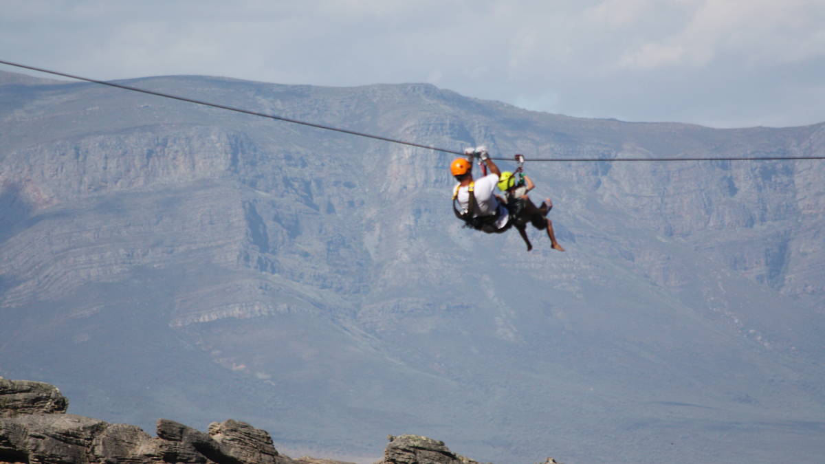 Ziplining Adventure in Ceres near Cape Town
